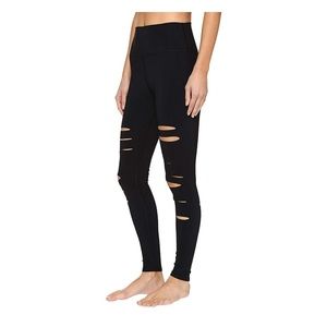 Alo Yoga 7/8 High Waist Ripped Warrior Legging- NWT
